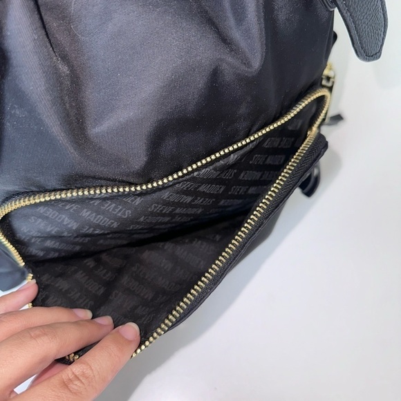 Steve Madden Nylon Blackpack in Black School College - Picture 7 of 13